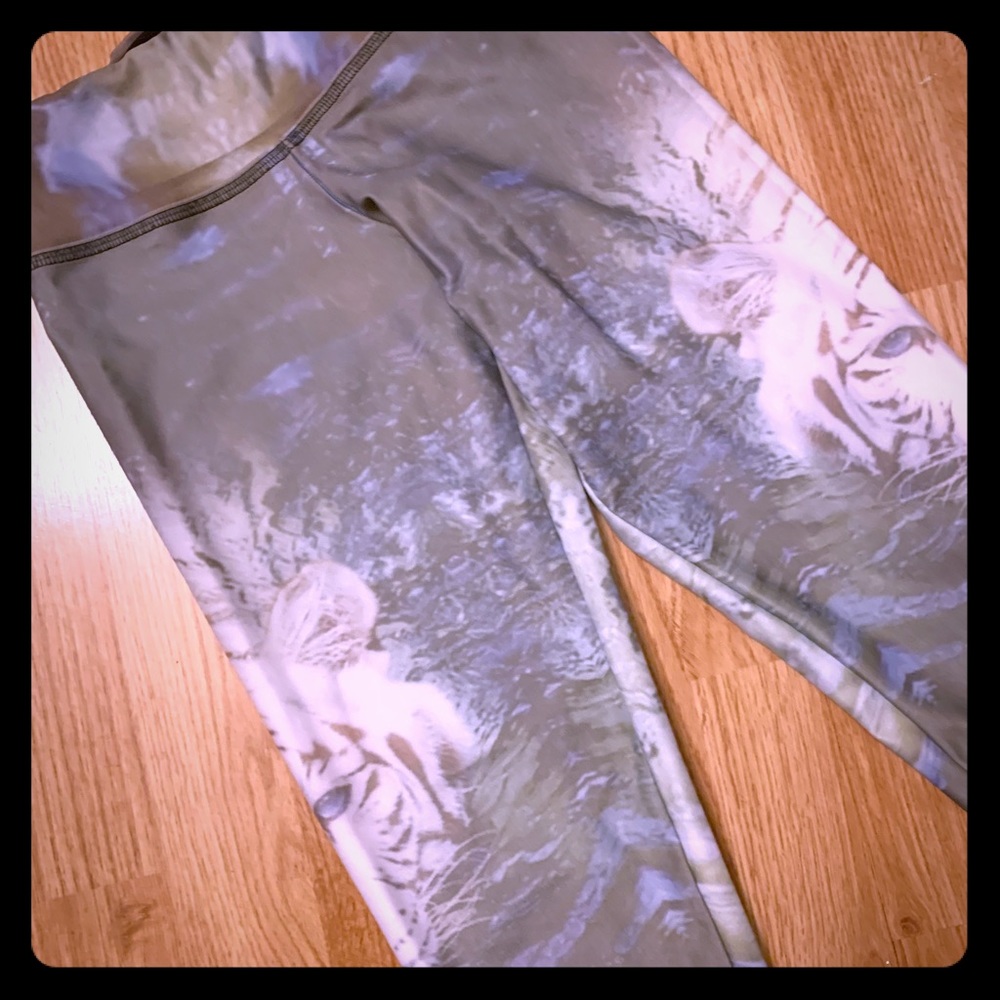 Bro Full Length Tiger Workout Leggings